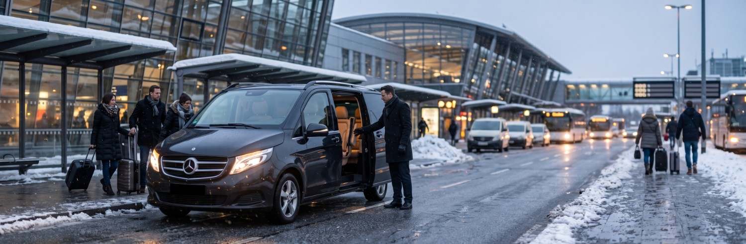 Hamburg Airport to Hotel: Pre-Booked Winter Transfers